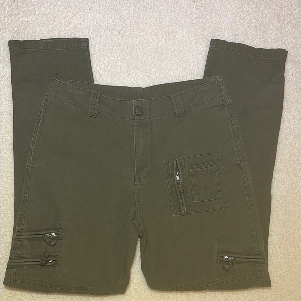Free Knight Zip Ankle Olive Cargo Pants size 29